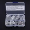 40 sets Hair Scissor Screws with 100 pcs Scissor bumpers silencer Barber repair kit Parafuso Accessory 6