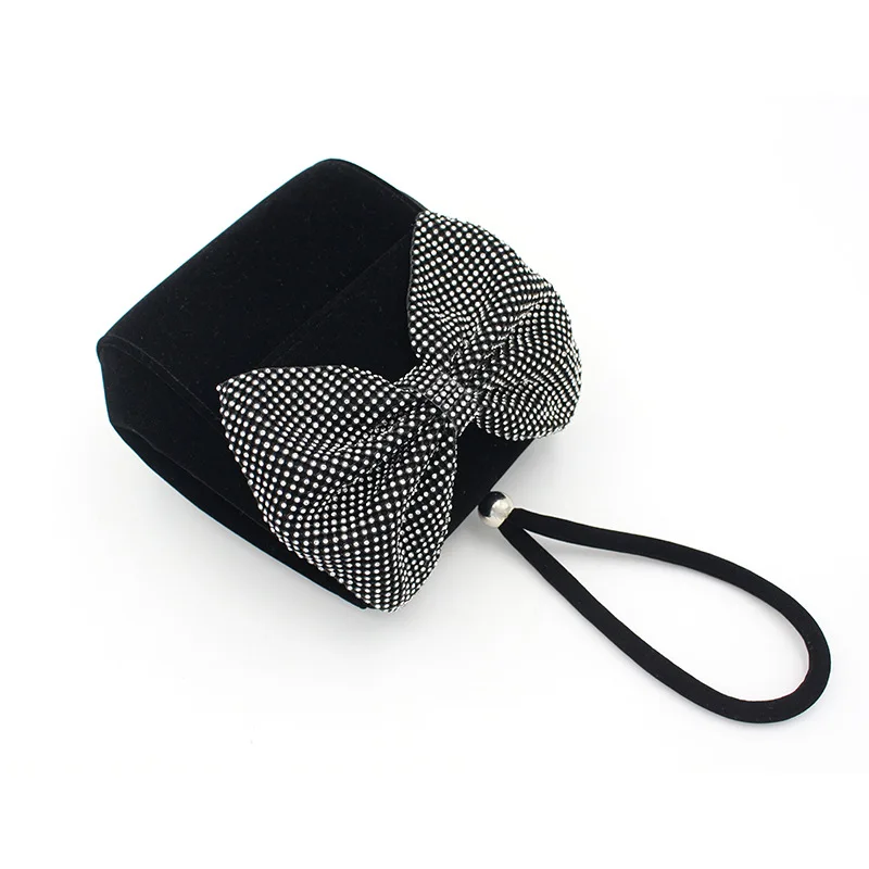 New Arrival Women Ladies diamond Party Bag Beaded Clutch Handmade 2021 New Color Beaded Suede Butterfly Evening Bag Purse