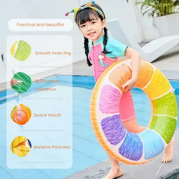

Kids Swimming Circle Creative Lovely PVC Cushions Water Pool Children'S Swimming Circle Sea Float Swimming Circle