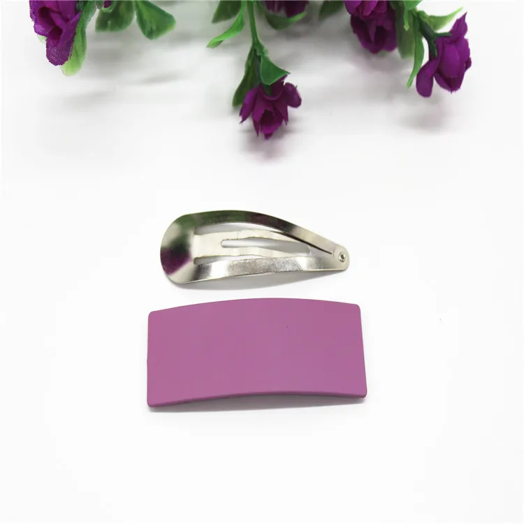 New Style Top Grade 7.5 Centimeter Rubber Paint Barrettes Cover Headband Handmade DIY Accessory Korean-style Hair Accessories Ha