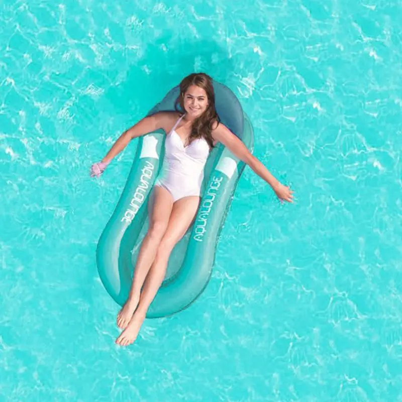 Летний надувной шезлонг поплавок бассейн надувные матрасы пляж складной стул для бассейна гамак водные виды спорта