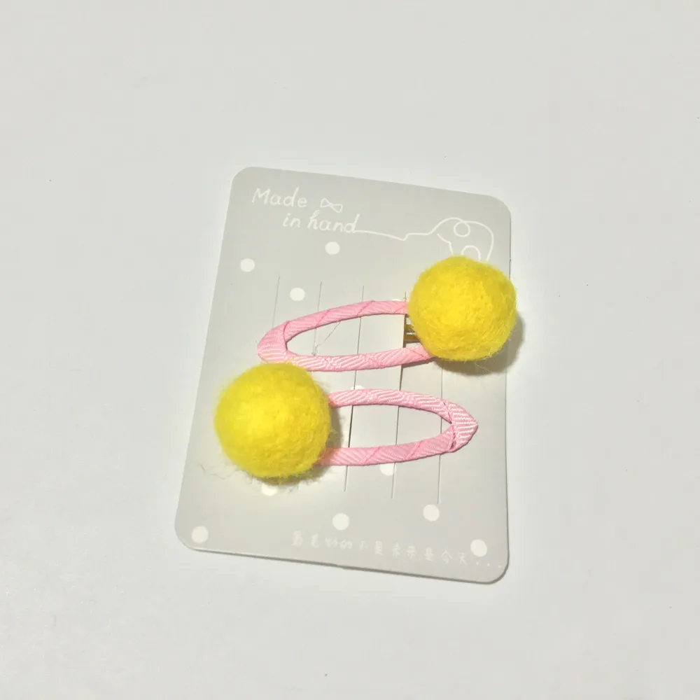 2Pcs Kids Infant Hairpin Baby Girl Hair Clips Girls Candy Colors Princess Hair Clip Set Infantil Girl Headwear Baby 