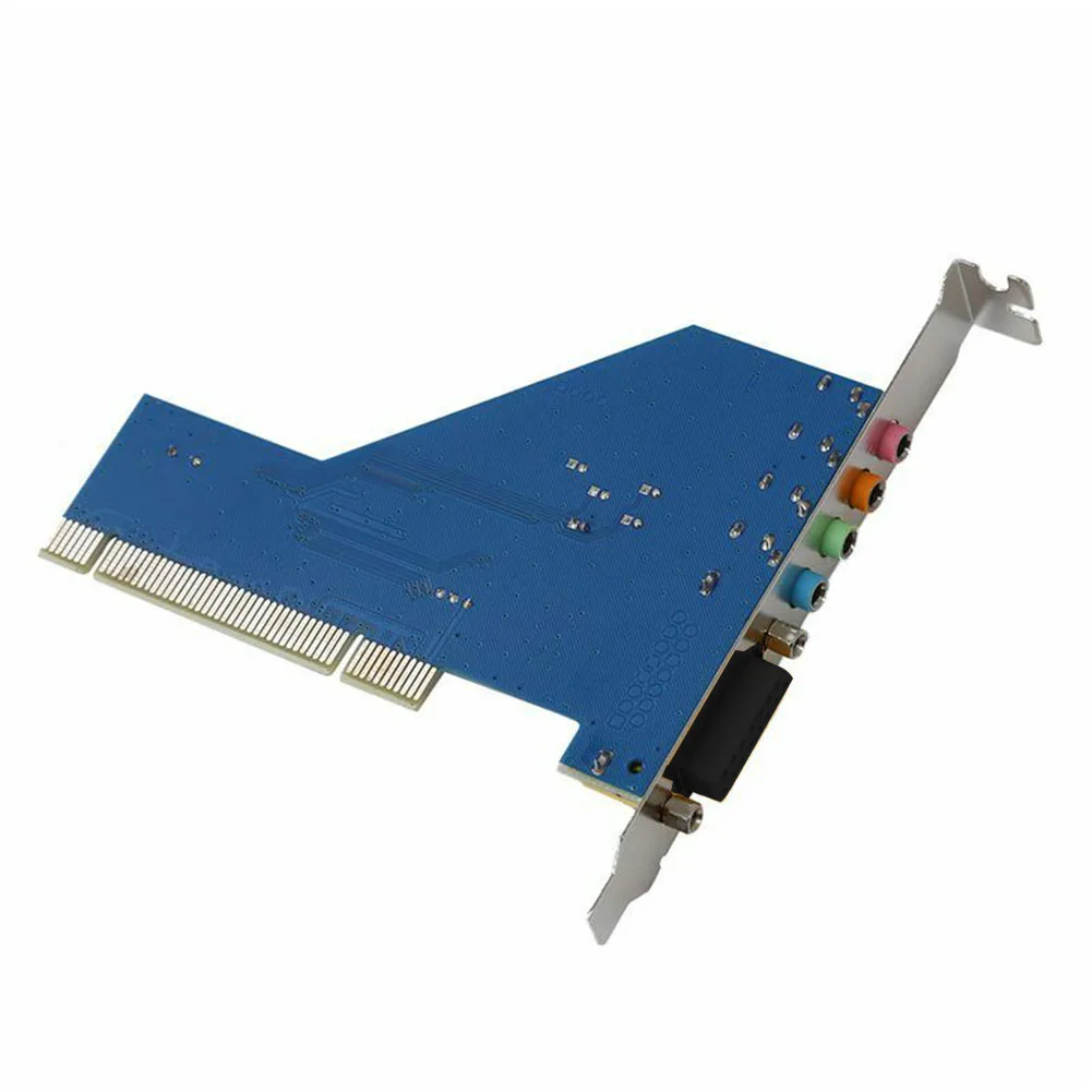 4 канала для настольного караоке 24 бит внутренний практичный порт PCI 3D Аудио отдельные аксессуары профессиональная стерео звуковая карта