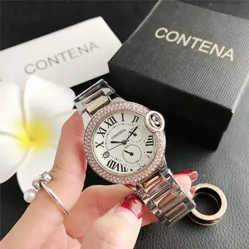 

Contena diamond small dial watch women's fine fashion ladies watch