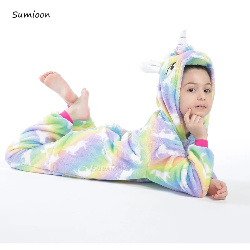 Kigurumi Pajamas Unicorn For Children Baby Girls Pyjamas Boys Sleepwear Animal Panda Licorne Onesie Kids Costume Jumpsuit Kigurumi Pajamas Unicorn For Children Baby Girls Pyjamas Boys Sleepwear Animal Panda Licorne Onesie Kids Costume Jumpsuit
