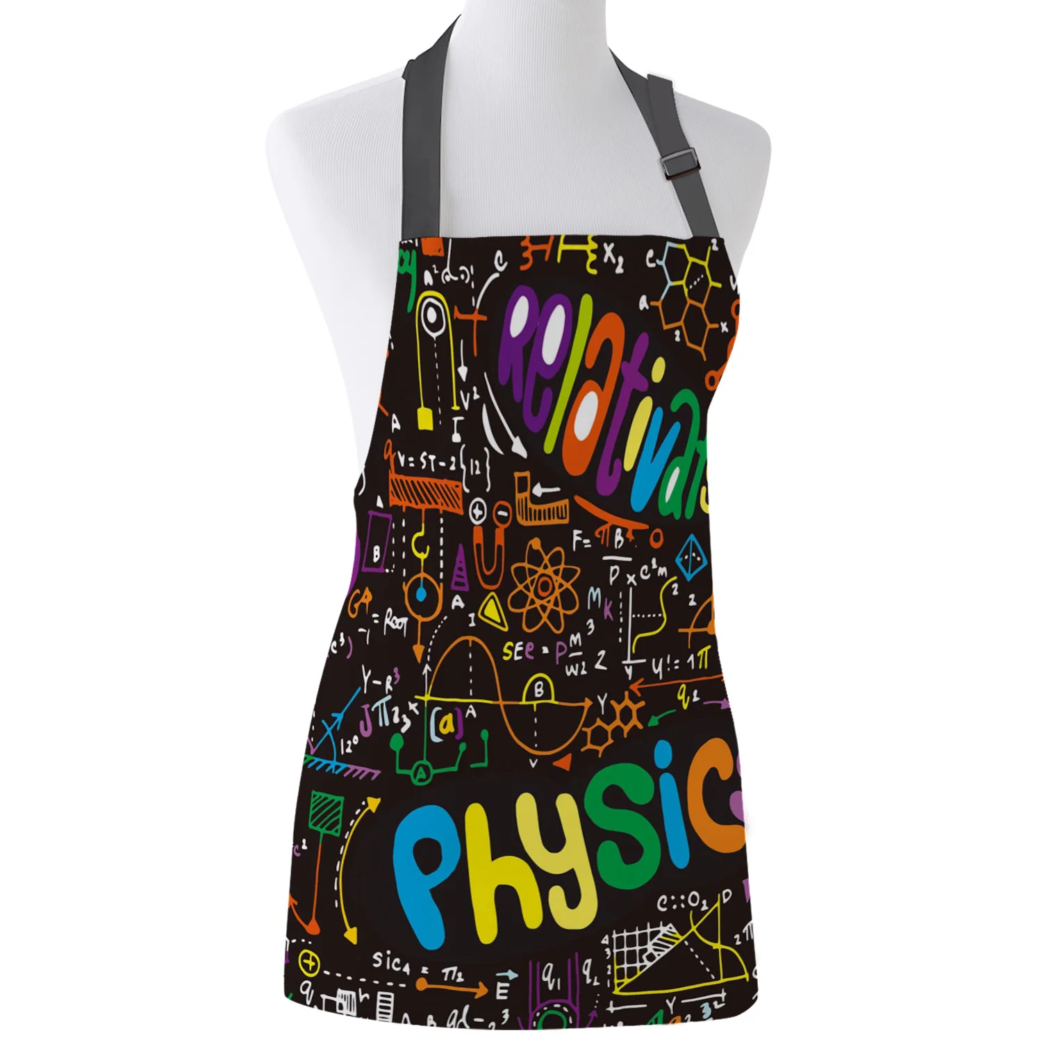 Kitchen Apron Physics Science Academic Algebra Formula Sleeveless