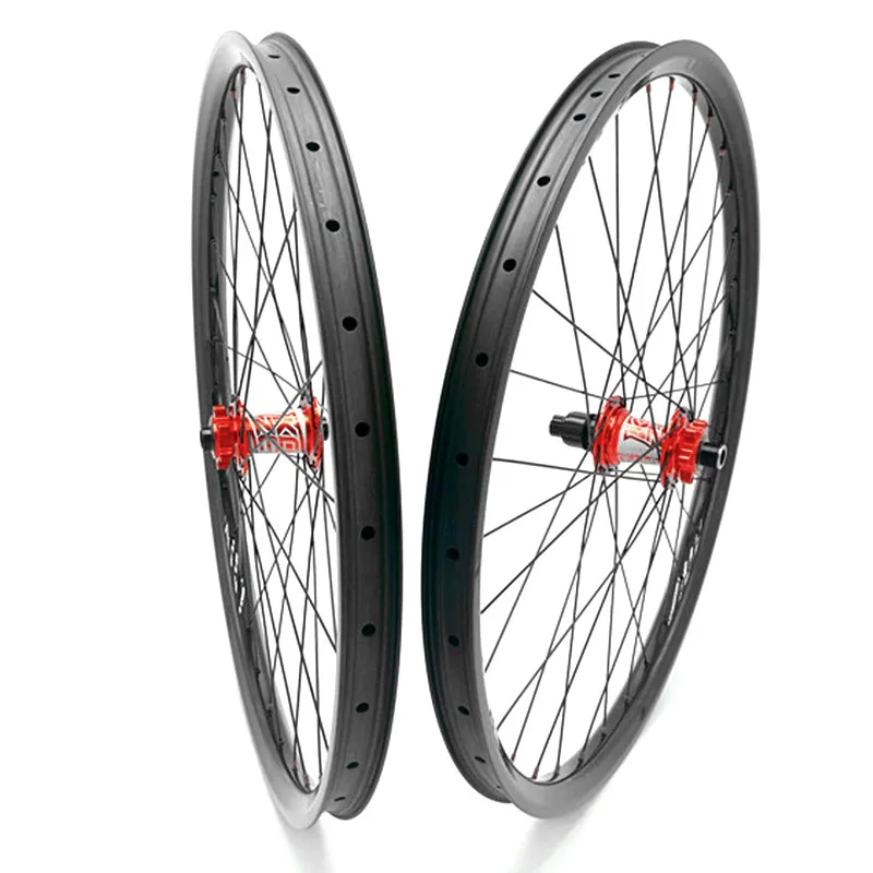 29er Углеродные mtb дисковые колеса 35x25 мм koozer XM490 100x15 142x12 thur axle горные велосипеды