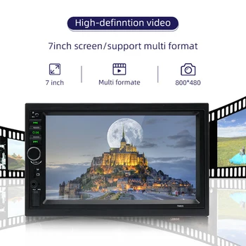 

Classic Double 2 DIN Car Radio Multimedia Video Player Bluetooth AUX USB Practical Multi-functional Durable Head Unit