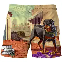 Шорты детские с 3D-принтом из аниме «GTA 5» Шорты детские с 3D-принтом из аниме «GTA 5»