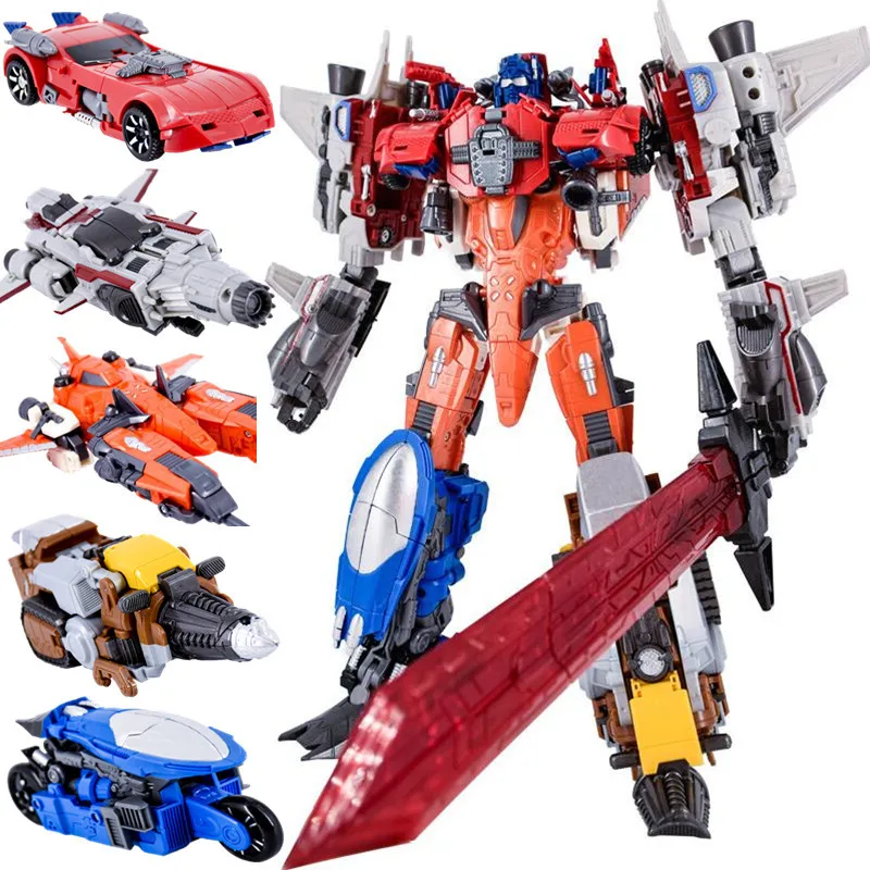 Weijiang 5 в 1 Новый трансформационный фильм игрушки Аниме predaking Опустошитель робот KO