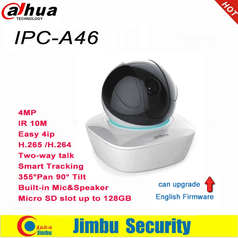 Dahua WIFI камера IPC A46 Замена IPC A35 H265 /H.264 4MP ip камера панорамирование наклона два способа аудио для Easy4ip облако смарт обнаружения|Камеры видеонаблюдения| | АлиЭкспресс