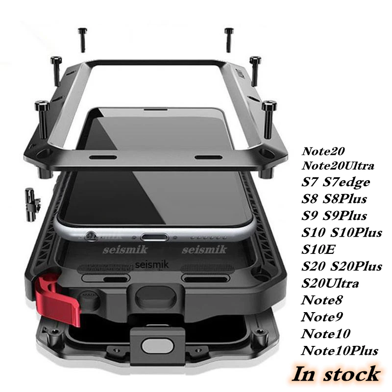 Lowest Price Luxury Doom Armor Heavy Duty Shockproof Case For SAMSUNG S21 Note20 S7 S8 S9 S9Plus S10E S10Plus S20 NOTE 9 10Plus