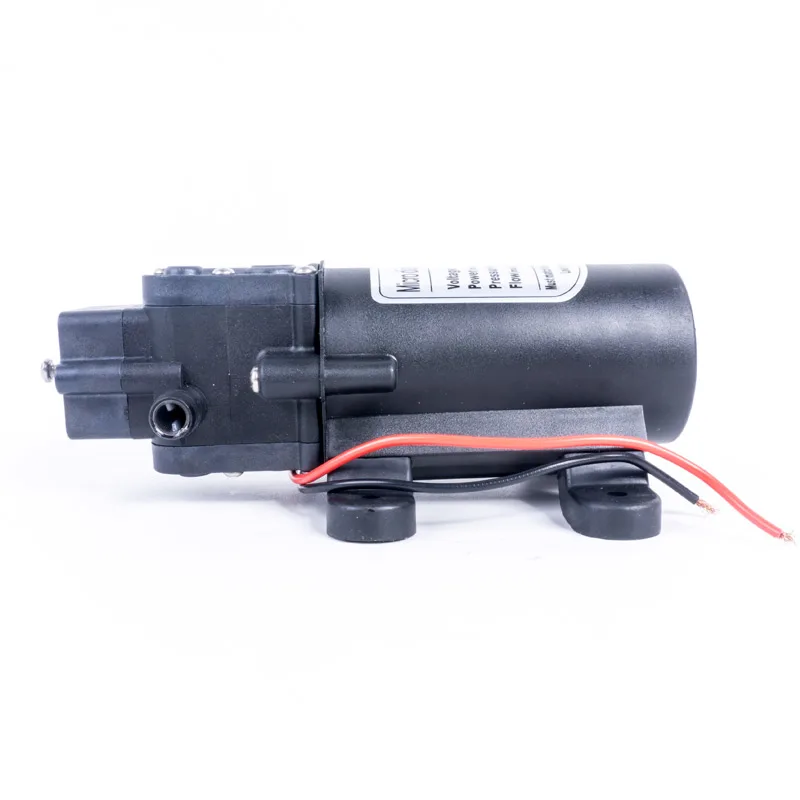 DC 24V 30W 3L/Min 0.7Mpa водяной мембранный самовсасывающий насос высокого давления черный микро электрический водяной насос Sparyer для сада