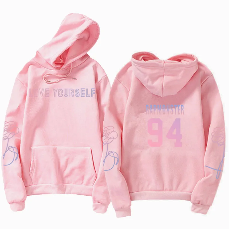 Jungkook худи унисекс kpop suga93 толстовки love KPOP weatshirt yourself кофта K POP Толстовка harajuku