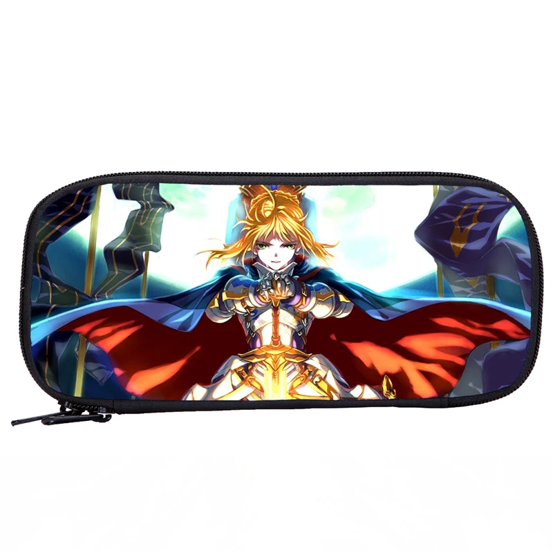 Кошельки для девочек, модная забавная милая сумка для ручек, Fgo Grand Order, Fate Zero Saber, чехол для ручек для детей, школьные принадлежности, пенал, сумка - Цвет: DSTPB4076410-S395