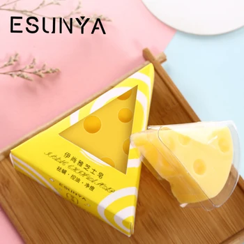 

Jabón de queso jabón cepillado hidratante control de aceite antiácaros antiacné jabón de limpieza corporal Facial