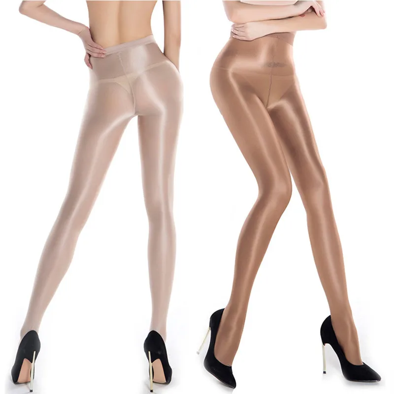 

Колготки для коррекции фигуры DOIAESKV 70D, пикантные чулки, блестящие атласные чулки, компрессионная Одежда для танцев, фитнеса, ночного клуба