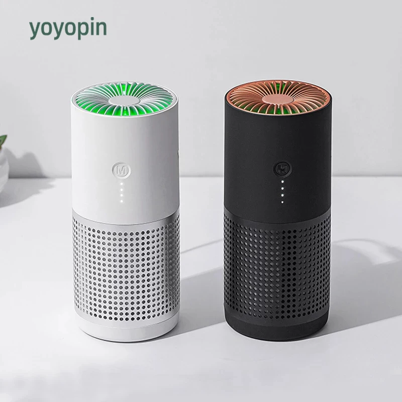 샤오미 로이드미 P8S 자동차 공기 청정기 - 휴대용, 공기 청정, 포름알데히드 방지, 연무 청정, 지능형 가정용 10 2021 가정용 공기 청정기, 오존 발생기, HEPA 필터, 데스크탑 청정기, 야간 조명, 충전식 자동차 공기 청정기, AP02, 신제품