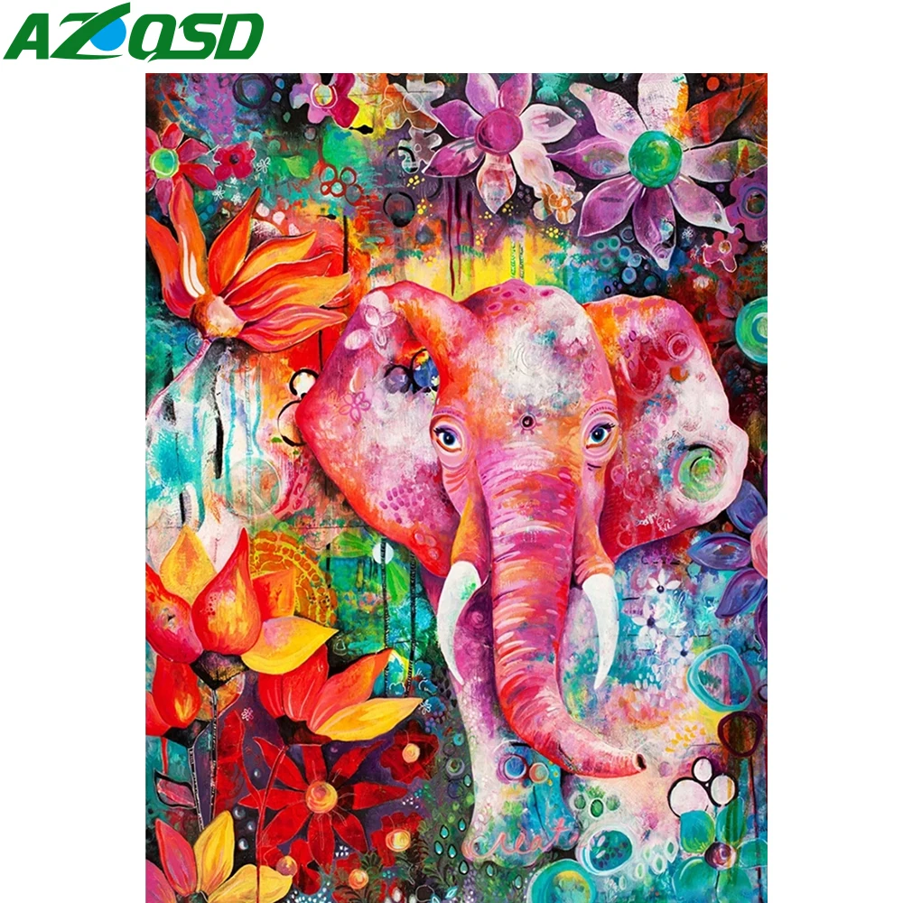 Instarry 5D Diamond Painting Kit For Adults - Large Elephant Design, Full Drill Rhinestone Art For Wall Decor, DIY Craft With Extra Diamonds