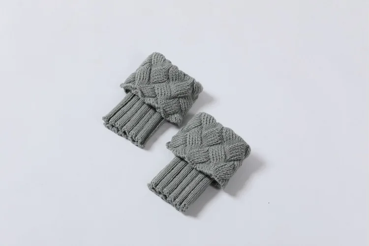 RICORIT 3 Pair Winter Women Knitted Leg Warmers Socks Boot Cover Knitting Socks Keep Warm Leg Socks Set Boots Set Wool Socks