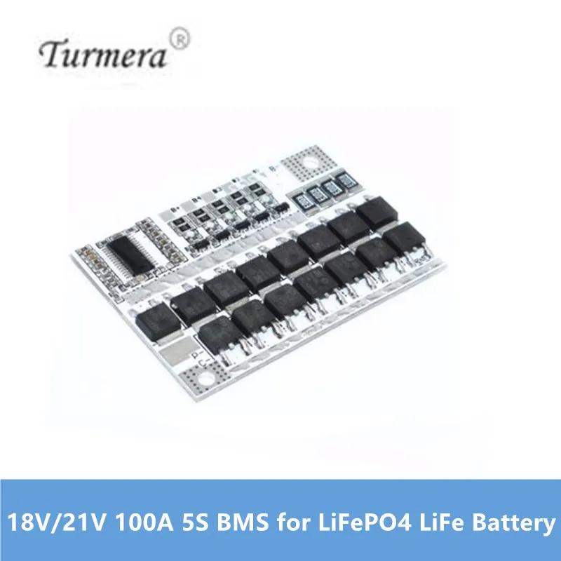5S 18V/21V 100A плата BMS LiFePO4 Защитная печатная для батареи 32650 32700 lifepo4 стандарт/баланс
