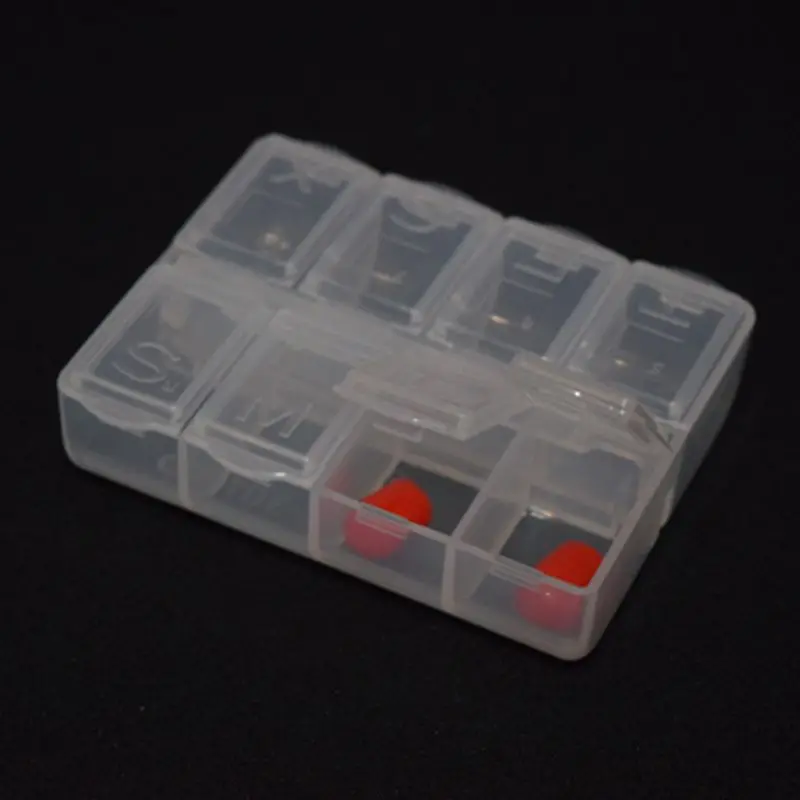 8 Grid Pill Box Holder Medicine Storage Organizer Container Case for Travel New