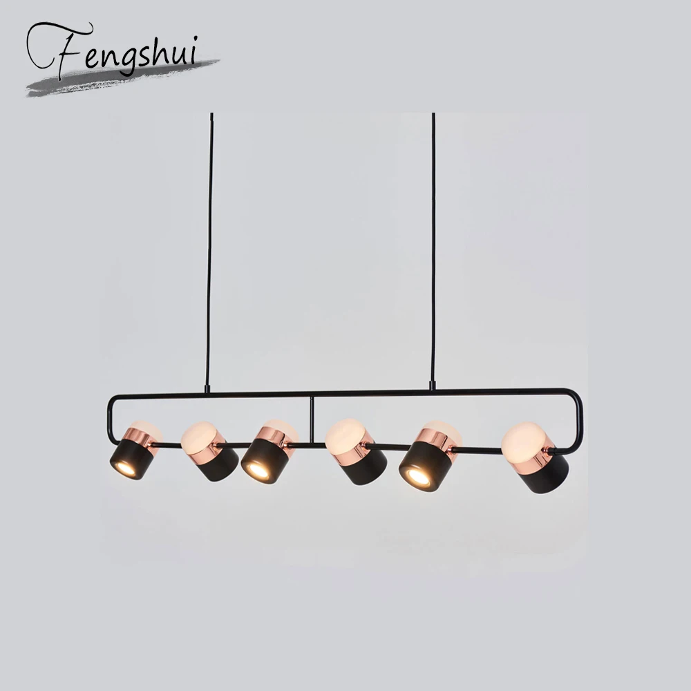 

Nordic Iron Pendant Lights Lamp Rotatable Pendant Lighting Living Room Dining Room Bar Bedroom Studyroom Loft Decor Hanging Lamp