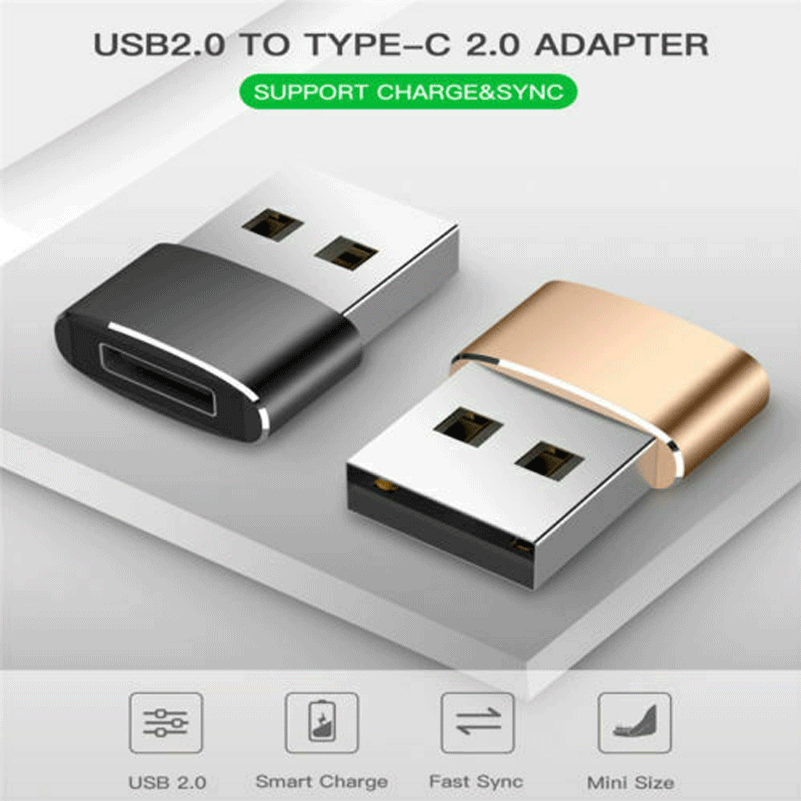 Android USB 2,0 к type C 2,0 адаптер мини OTG беспроводной адаптер микро конвертеры поддержка зарядки синхронизации