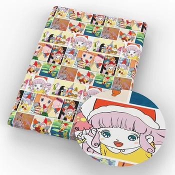 

50*145cm Cartoon Polyester Cotton fabric for Tissue Telas Patchwork Algodon Kids Home Textile for Sewing Doll,c3618