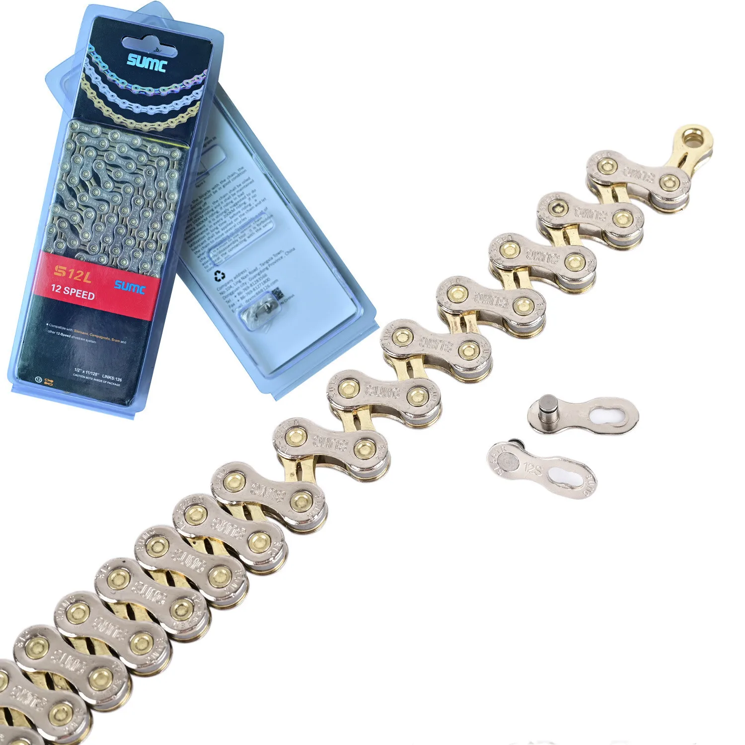 Bicycle Chain 8 9 10 11 12 Speed Velocidade Hollow Gray Gold Mtb