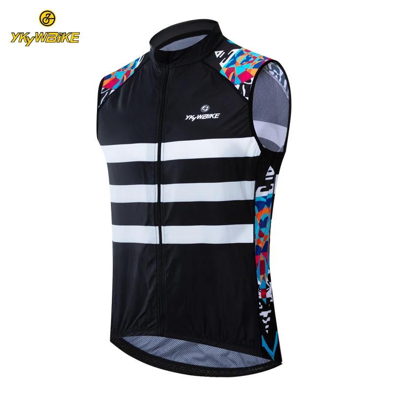 YKYWBIKE 2020 Men Cycling Vest Windproof Vest MTB Bike Bicycle