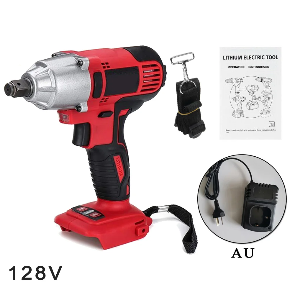 

Electric Impact Brushless Wrench Spanner Cordless 128V 16000mah Non-slip