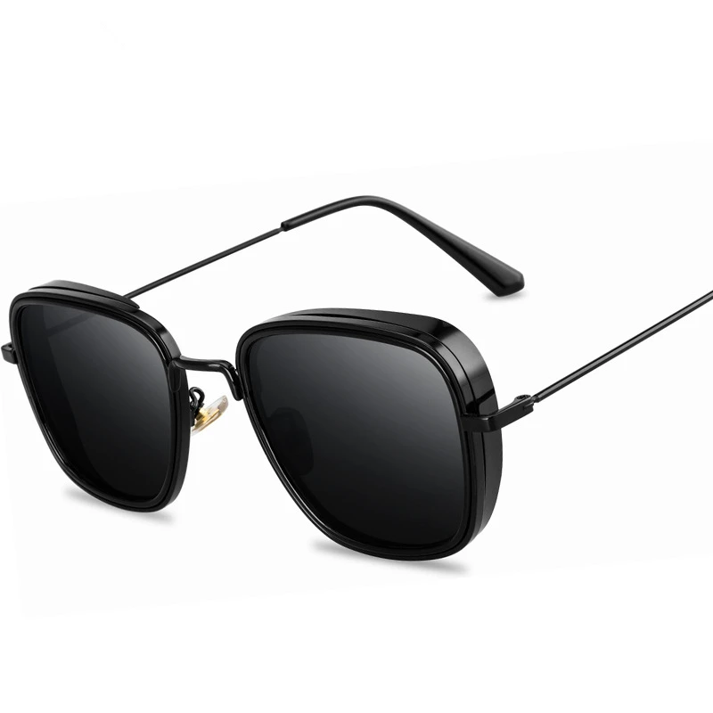 Фирменный дизайн паровой панк мужские солнцезащитные очки Gafas De Sol Модные мужские вождения металлические солнцезащитные очки Рыбалка дорожные очки