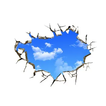 

PVC Blue 50*70cm Non-Toxic Creative Blue Sky 3D Stereo Ceiling Living Room Bedroom Wall Sticker