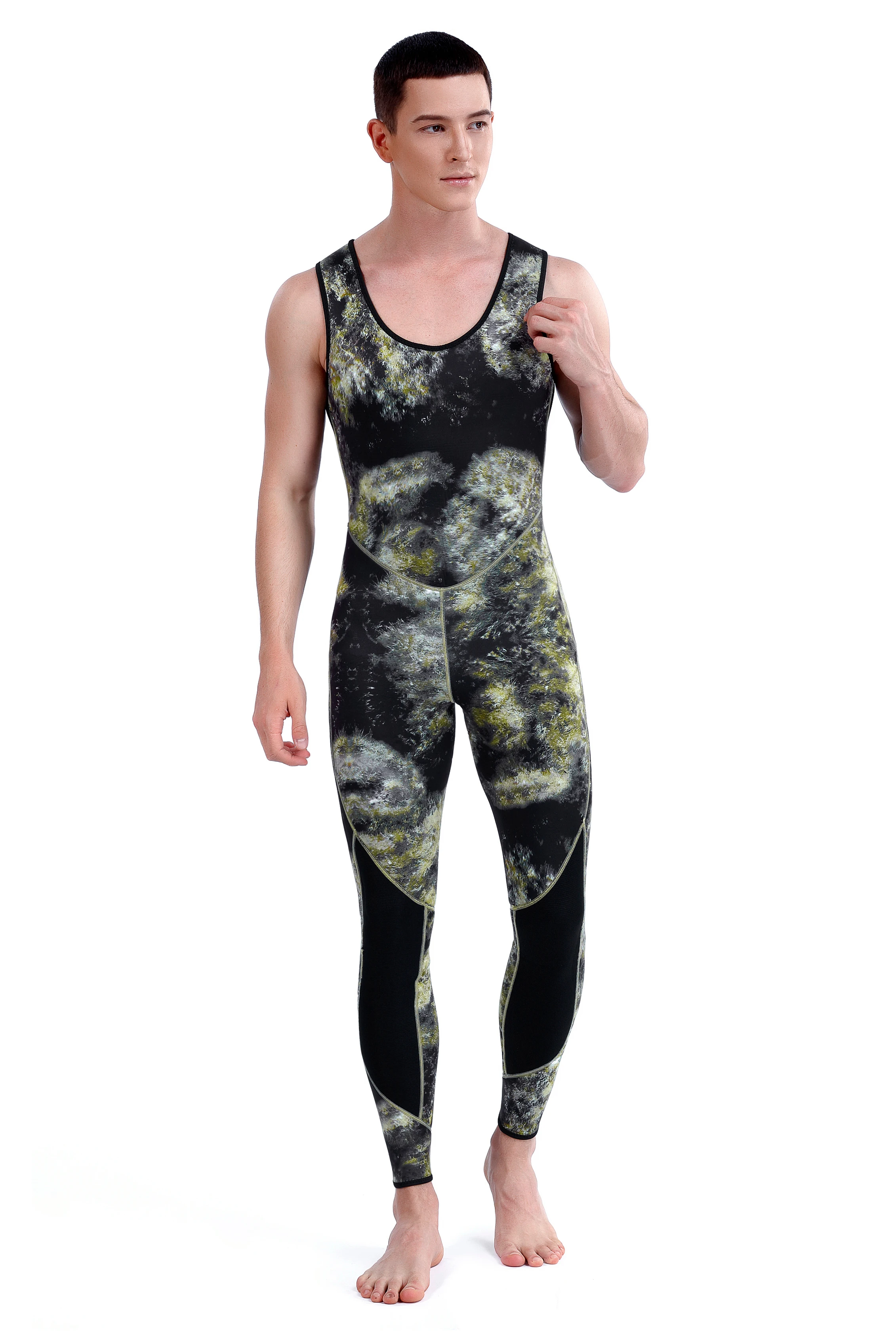 Camouflage Neoprene Diving Suit for submersible activities6