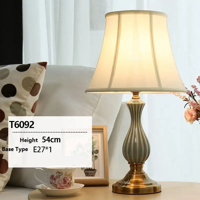 Bed Lampada Wedding Mariage Tischlampe Lampade Da Tavolo Deco El Dormitorio Lampara De Mesa Abajur Para Quarto Bedside Lamp