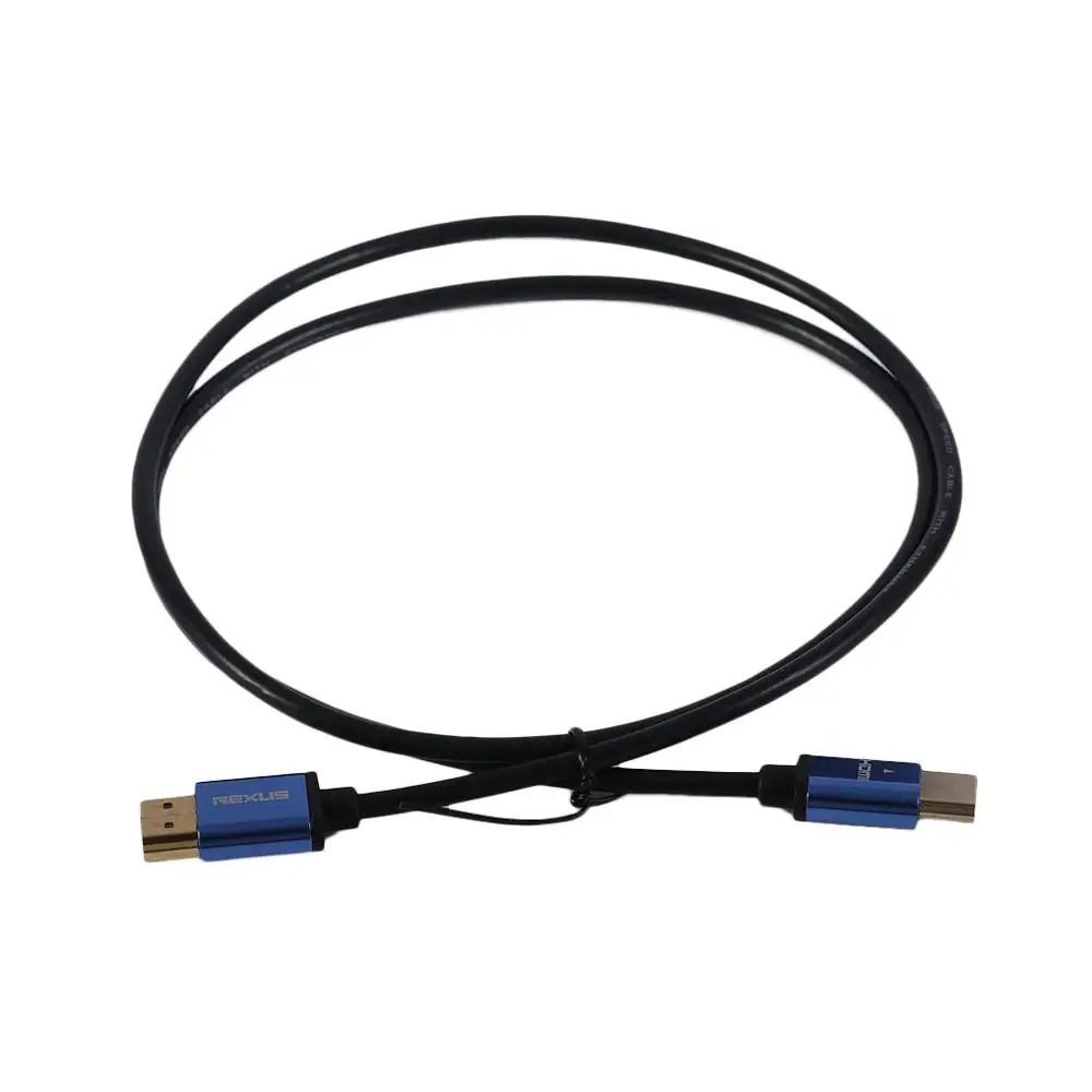 1 м/3 м/5 м/10 м супер длинный алюминиевый сплав HDMI кабель папа-папа супер высокоскоростной HDMI кабель Ethernet 3D 4K черный
