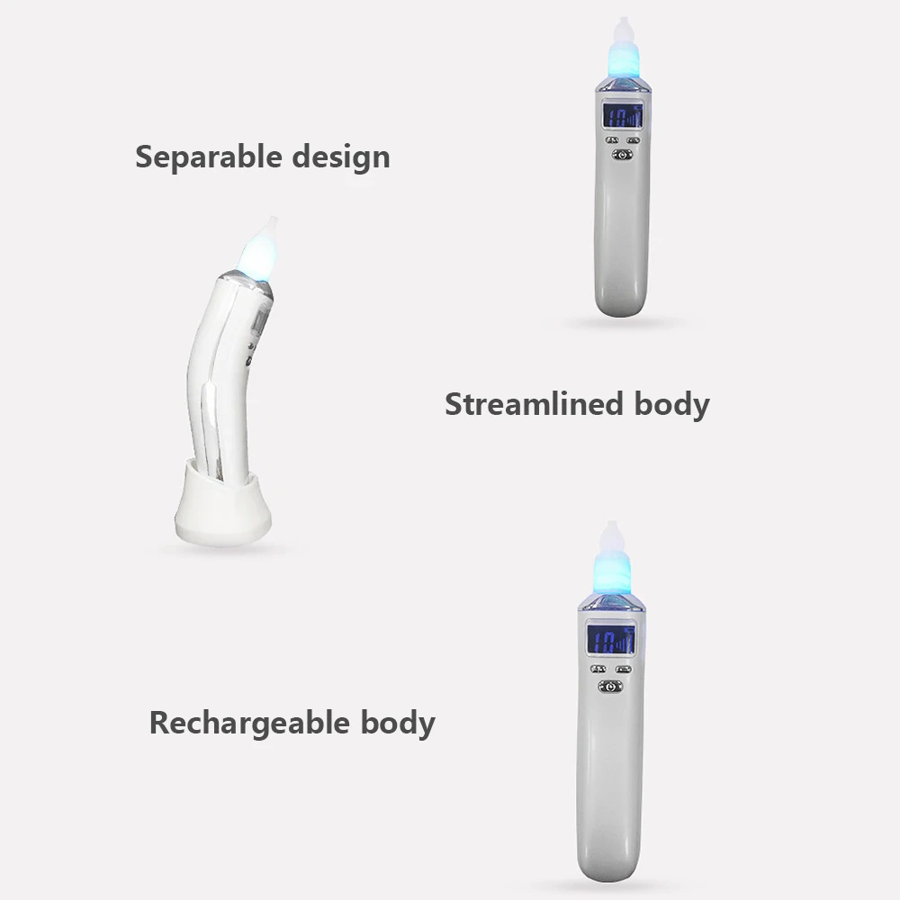 Младенческие безопасные Электрический назальный очиститель Перезаряжаемые 5-ступенчатая ЖК-дисплей Автоматическая детские товары для кормления носовой аспиратор для новорожденных сончик очиститель