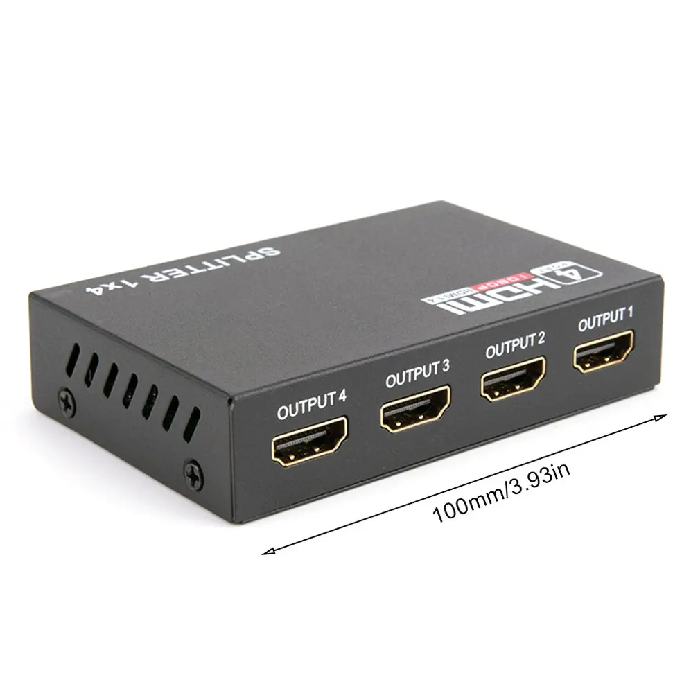 HDMI сплиттер HDCP 4K 1x2 Out усилитель сигнала мощности 1080P 3D 1x4 аудио сплиттер HDMI конвертер HDMI адаптер