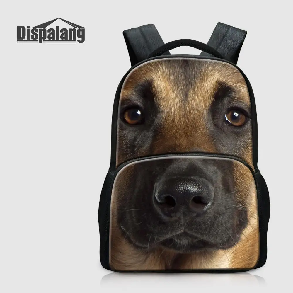 Backpack21 Dispalang женский рюкзак для ноутбука с принтом собаки, парусиновые школьные сумки для девочек-подростков, индивидуальный дизайн, школьный рюкзак 17 дюймов - Цвет: Backpack21