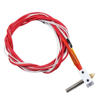 

New MK7/MK8 Extruder Hotend Kit With M2 Wrench 3D Printer Heated Block+Throat+1.75mm/0.4mm Nozzle+Cartridge Heater Kit 2