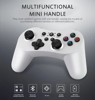 

New Bluetooth Gamepad With Vibration Sensitive Joystick For PC 360 Wireless Controller For Switch PC Android PS3 Game joypad