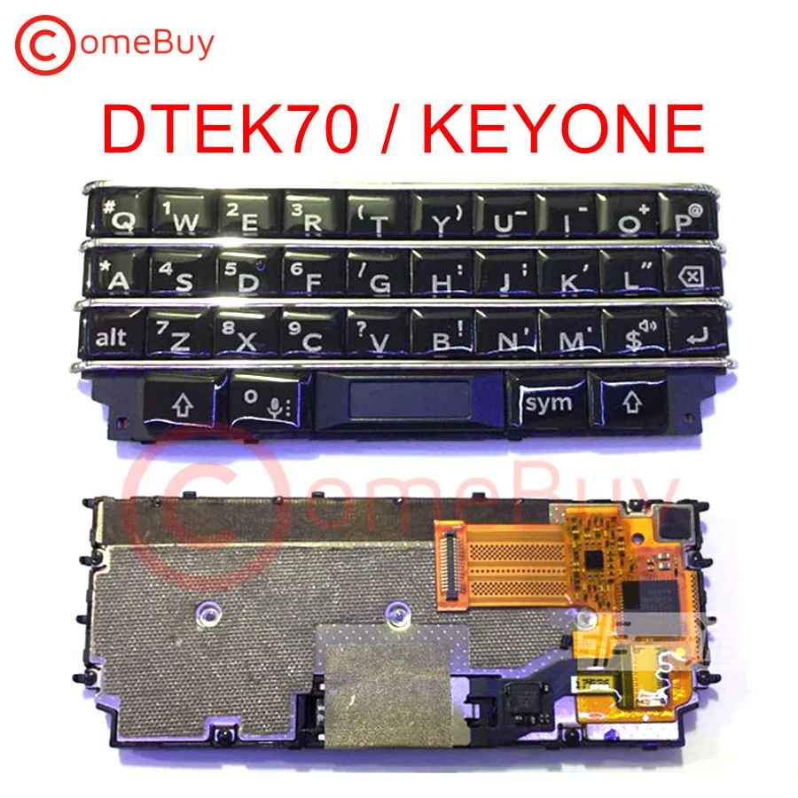

Original Keypad For BlackBerry Keyone Keyboard Button With Flex Cable Replace For BlackBerry Dtek70 Keyone KeyBoard Menu Button