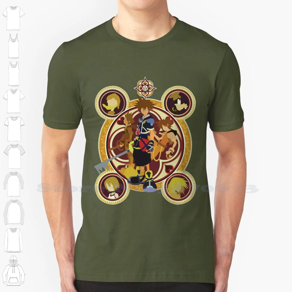 Awaken Sora Cool Design Trendy T-Shirt Tee Kingdom Hearts Gaming Sora Riku Kairi