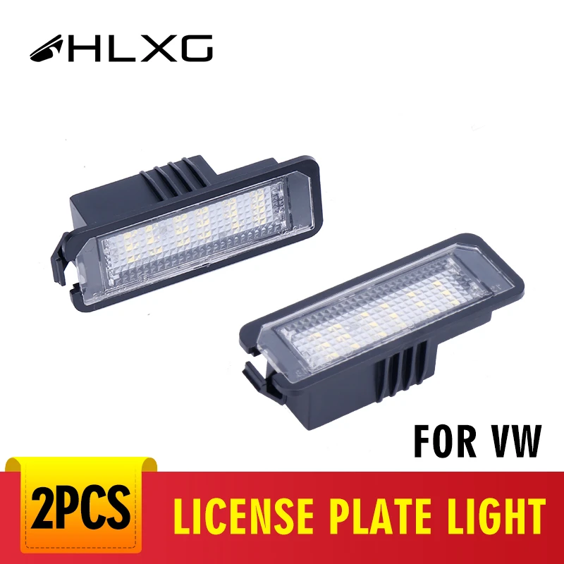 vw golf number plate light warning