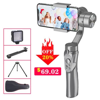 

Orsda Stabilizer Gimbal Smartphone Gopro Camera 3-Axis Handheld PTZ For Phone IPhone11XS XR X w/Focus Pull & Zoom Estabilizador