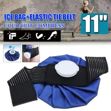 1" пакет для льда+ протектор эластичный пояс для галстука набор многоразовые наколенники ноги травма боль облегчение льда мешок первой помощи для здоровья