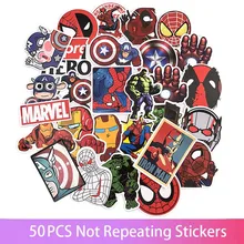 50 шт. милые водонепроницаемые наклейки s для MARVEL стикеры в стиле граффити для скейтборда багажа ноутбука блокнот "Гитара" автомобиль наклейка