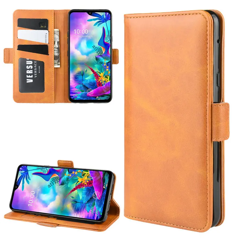 Для LG G8X ThinQ чехол-кошелек для LG G8X ThinQ для LG G8s ThinQ двойной откидной кожаный чехол для телефона Capa Etui Fundas>
