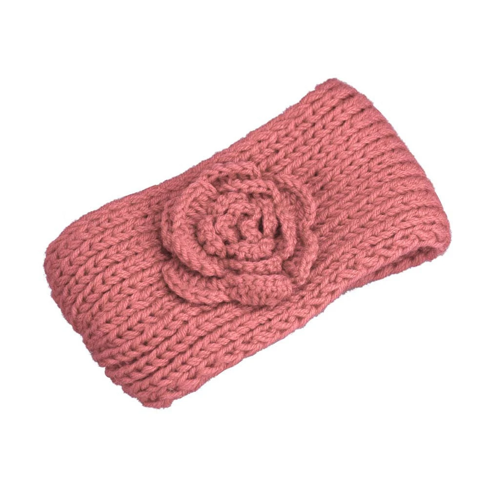 2019 Winter Warmer Knitted Elastic Wide Headbands Turban Lady Women Wide Stretch Solid Hairband Headwrap Hair Accessories 923